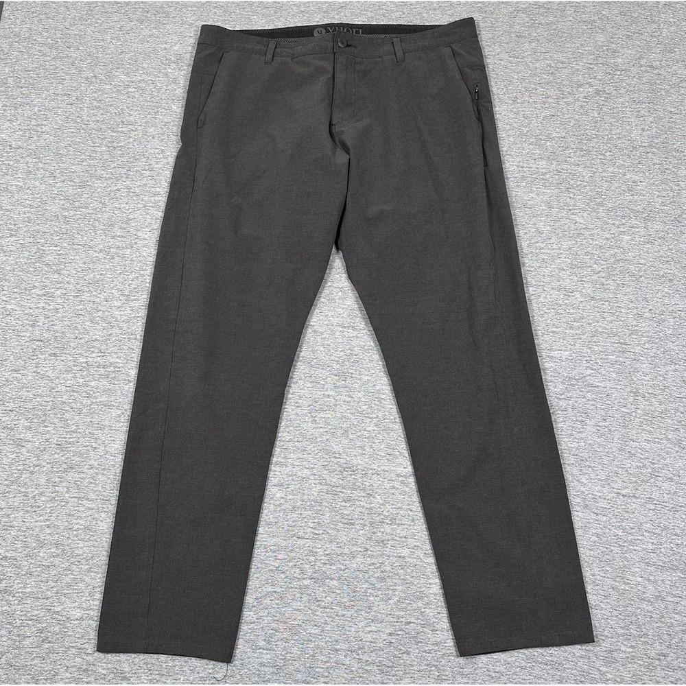 Vuori Pants Mens 36x30 Gray Aim Performance Stretch Travel City Golf Chino - Picture 1 of 8